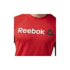 Reebok Majice rdeča M Qqr Linear Read