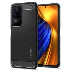 Spigen ROBUSTEN OKLEP XIAOMI POCO F4 5G MAT ČRNA OVITEK ZA TELEFON