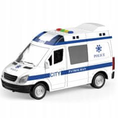 Luxma Policijski avto Policijski avto odpiranje vrat 1:16 wy590bp