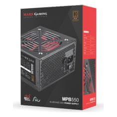 NEW Napajalnik Mars Gaming MPB550 80plus +90 BRONZE 500 W 550W