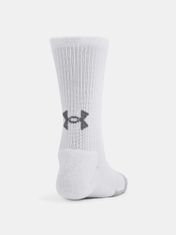 Under Armour Nogavice UA Heatgear 3pk Crew Yth-WHT XS