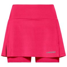 Head Club Basic Skort dekliško krilo za tenis, rdeče, MA, 128