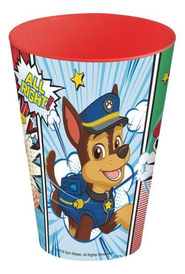 Stor PLASTIČNA SKODELICA PAW PATROL 430 ML