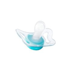 Chicco Physio Micro Silikonski dudelec 0-2m deklica - besedilo/karta 2 kosa