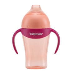 Babymoov skodelica z ročaji, ki ne kaplja 180ml Peach