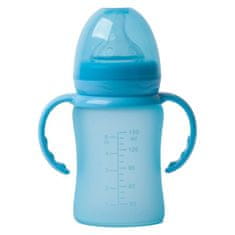 Bo Jungle steklena steklenica z ročaji B-Thermo 150ml Turquoise