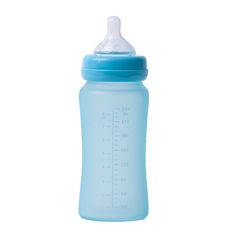 Bo Jungle steklena steklenica z ročaji B-Thermo 240ml Turquoise