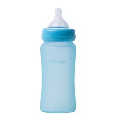 Bo Jungle steklena steklenica z ročaji B-Thermo 240ml Turquoise