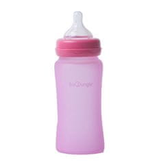 Bo Jungle steklena steklenica z ročaji B-Thermo 240ml Pink