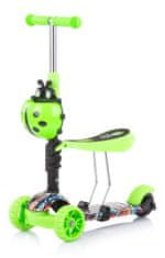 Chipolino Skuter Kiddy Evo 2v1 Green Graffiti