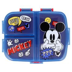 Stor Razdeljena plastična škatla za prigrizke XL, MICKEY MOUSE, 50199