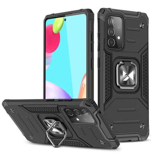 slomart wozinsky ring armor case kickstand tough rugged cover za samsung galaxy a52s 5g / a52 5g / a52 4g črn