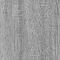 Vidaxl Visoka omarica siva sonoma 70x31x115 cm inženirski les