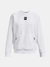 Under Armour Pulover Summit Knit Oversize Crew-WHT S