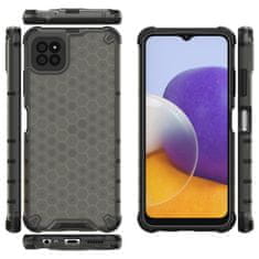 slomart honeycomb case armor ovitek s tpu bumperjem za samsung galaxy a22 5g črn