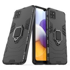 slomart ring armor case kickstand tough rugged cover za samsung galaxy a22 5g črn