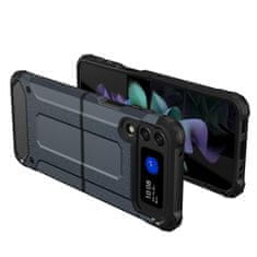 slomart hybrid armor case tough rugged cover za samsung galaxy z flip 3 črn