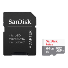 SanDisk Ultra microSDXC 64GB 100MB/s + adapter