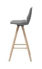 Fernity Barski stolček Oslo iz sivega lesa