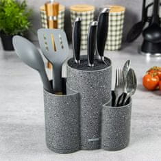 KINGHoff Triple Knife Block & Utensil Holder Kinghoff Kh-1568