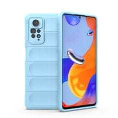 slomart magic shield case za xiaomi redmi note 11 pro fleksibilen oklepni ovitek svetlo moder