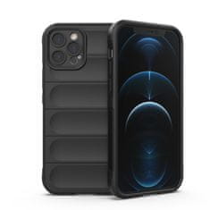 slomart ovitek magic shield case za iphone 12 pro upogljiv oklepni ovitek črn