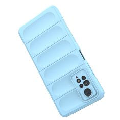 slomart magic shield case za xiaomi redmi note 11 pro fleksibilen oklepni ovitek svetlo moder