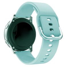 slomart silikonski trak tys smartwatch band universal 20mm turquoise