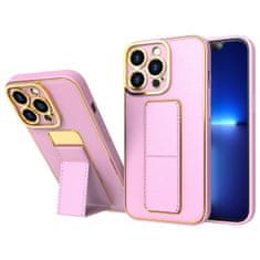 slomart nov ovitek kickstand case za iphone 13 pro max s stojalom roza