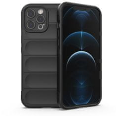 slomart ovitek magic shield case za iphone 12 pro max upogljiv oklep črn