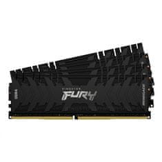 Kingston FURY Renegade Black RAM pomnilnik, 64 GB, 3200 MHz, DDR4, CL16, DIMM, 4 kos (KF432C16RB1K4/64)