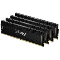 Kingston FURY Renegade Black RAM pomnilnik, 64 GB, 3200 MHz, DDR4, CL16, DIMM, 4 kos (KF432C16RB1K4/64)