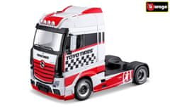 BBurago 1:43 MB Actros Gigaspace Rdeča/bela