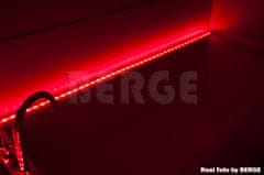 Berge LED trak - 12V - 5m - 24W - 300 diod - IP20 - rdeč