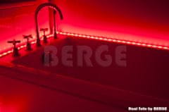 Berge LED trak - 12V - 5m - 24W - 300 diod - IP20 - rdeč