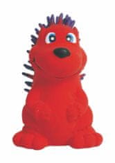 Lateks igrača s piskalom - rdeči ježek 7,5 cm