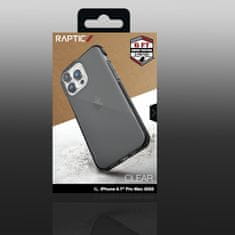 RAPTIC x-doria clear case iphone 14 pro max črn oklepni ovitek