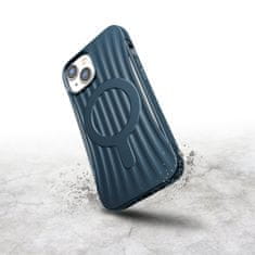 RAPTIC x-doria clutch case iphone 14 z magsafe zadnjim pokrovom modre barve