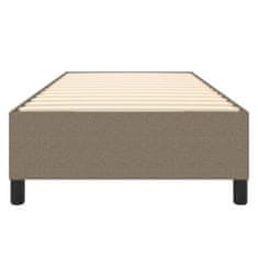 Vidaxl Box spring posteljni okvir taupe 90x190 cm blago