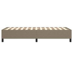 Vidaxl Box spring posteljni okvir taupe 80x200 cm blago