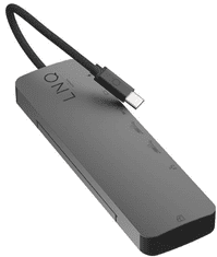 Linq priključna postaja, 9 v 1, USB-C, M.2 SSD, RJ45, SD+TF, HDMI, USB-C 3.2 Gen2, USB-C PD 100W, 2x USB-A (LQ48020)