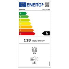 vinska vitrina DAUF-19.58B podpultno vgradna