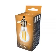 ORO LED sijalka fillament E27 10,5W 1521lm nevtralno bela 4000K steklena