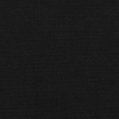 Vidaxl Vzmetnica z žepkasto vzmetjo črna 80x200x20 cm blago