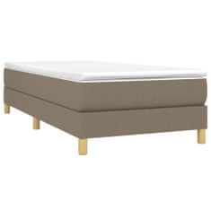 Vidaxl Box spring posteljni okvir taupe 80x200 cm blago