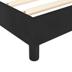 Vidaxl Box spring posteljni okvir črn 80x200 cm žamet