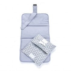 KipKep NAPPER COMBI-SET Silver Grey (bombaž)