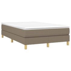 Vidaxl Box spring posteljni okvir taupe 120x200 cm blago