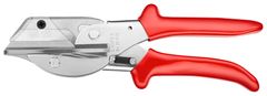 Knipex Rezalnik za poševno rezanje plastičnih profilov 215 mm