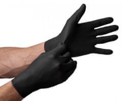 Nitrilne rokavice mercator go grip črne velikosti xl